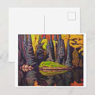 Cartão Postal Reflexos, Sand Lake, Algoma   Lawren Harris  