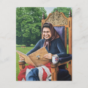 Cartão Postal Refugiados da Inglaterra 1975