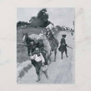 Cartão Postal Refugiados históricos a caminho do Canadá