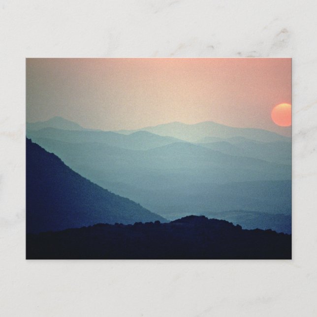 Cartão Postal Refúgio Nacional sobre a Vida Selvagem das Montanh (Frente)