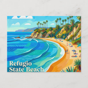 Cartão Postal Refúgio State Beach Califórnia