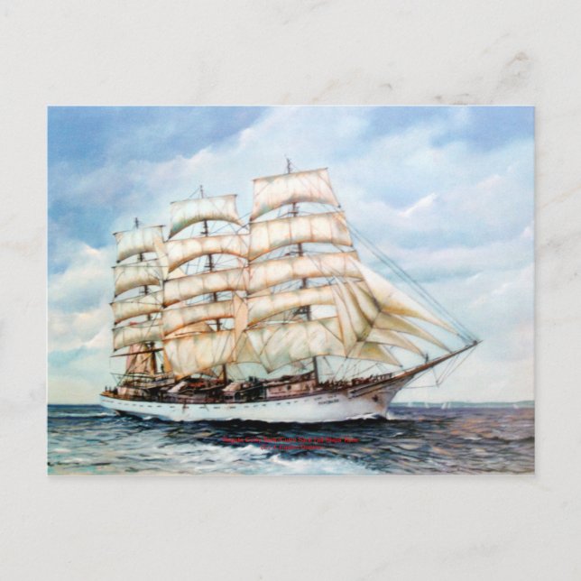 Cartão Postal Regata Cutty Sark/Cutty Sark Tall Ships' Race (Frente)