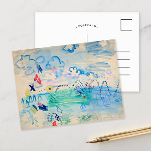 Cartão Postal Régates à Cowes   Raoul Dufy