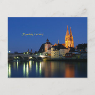 Cartão Postal Regensburg, Alemanha