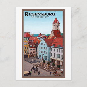Cartão Postal Regensburg - Neupfarrplatz