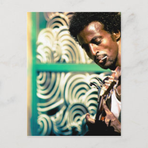 Cartão Postal Reggae Guitar Man