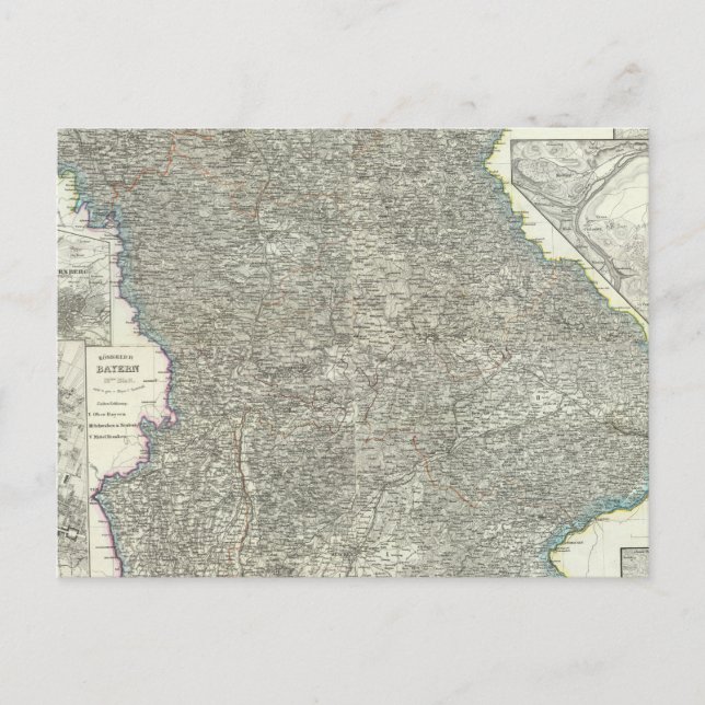 Cartão Postal Região de Regensburg da Alemanha (Frente)