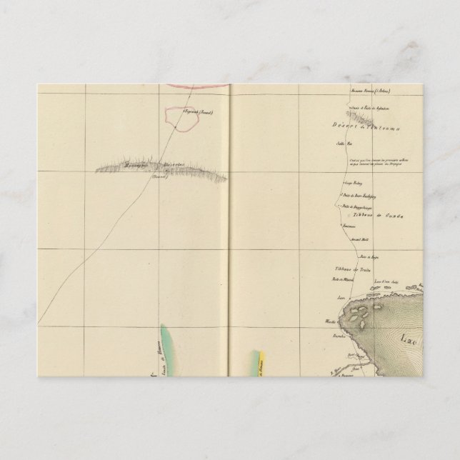 Cartão Postal Região do lago Chad, África (Frente)