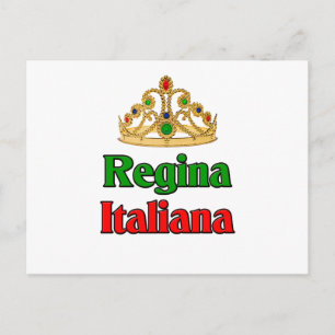 Cartão Postal Regina italiana (Rainha italiana)