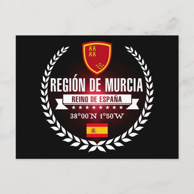Cartão Postal Región de Murcia (Frente)