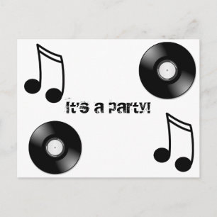 Cartão Postal Registro de vinil