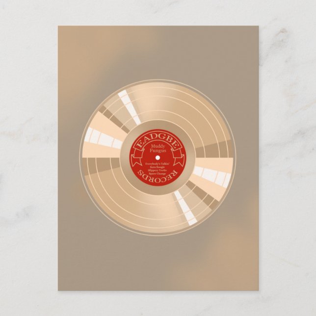 Cartão Postal Registro Dourado (Frente)