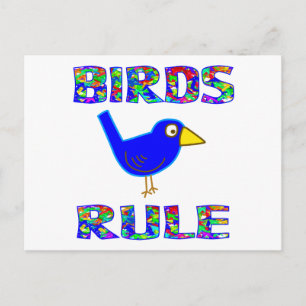 CARTÃO POSTAL REGRA DE AVES