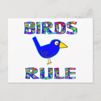 CARTÃO POSTAL REGRA DE AVES