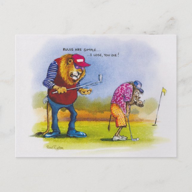 Cartão Postal Regras simples (Frente)