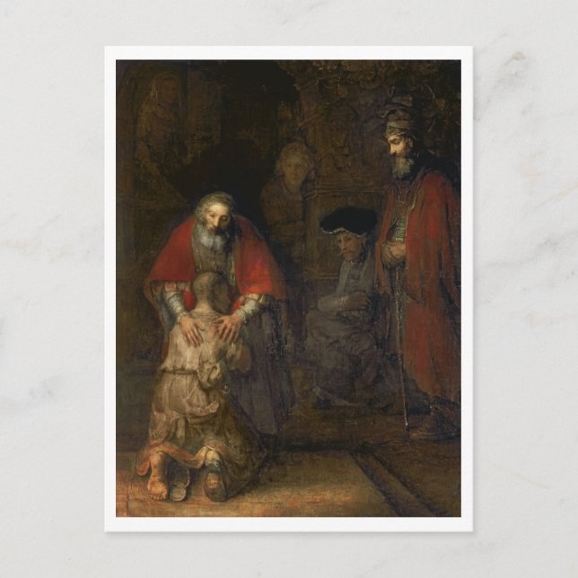 Cartão Postal Regresso do Filho Prodígio, c.1668-69 (Frente)