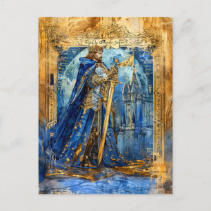 Cartão Postal Rei Artur Rei lendário celta de Camelot