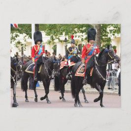Cartão Postal Rei Charles, Príncipe Edward, Princesa Anne