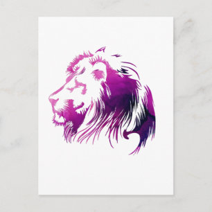 Cartão Postal Rei da selva