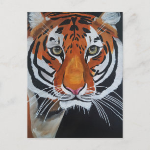 Cartão Postal Rei da Selva Pintura de Alfred Fox