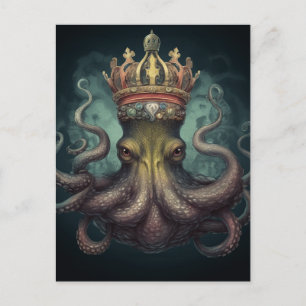 Cartão Postal Rei do Polvo Fantasia
