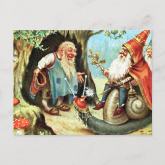 Cartão Postal Rei dos gnomos