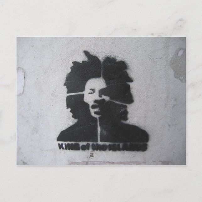 Cartão Postal Rei dos Grafites do Postcard das Ilhas (Frente)