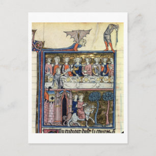 Cartão Postal Rei f.326 Arthur e seus cavaleiros da Senhora