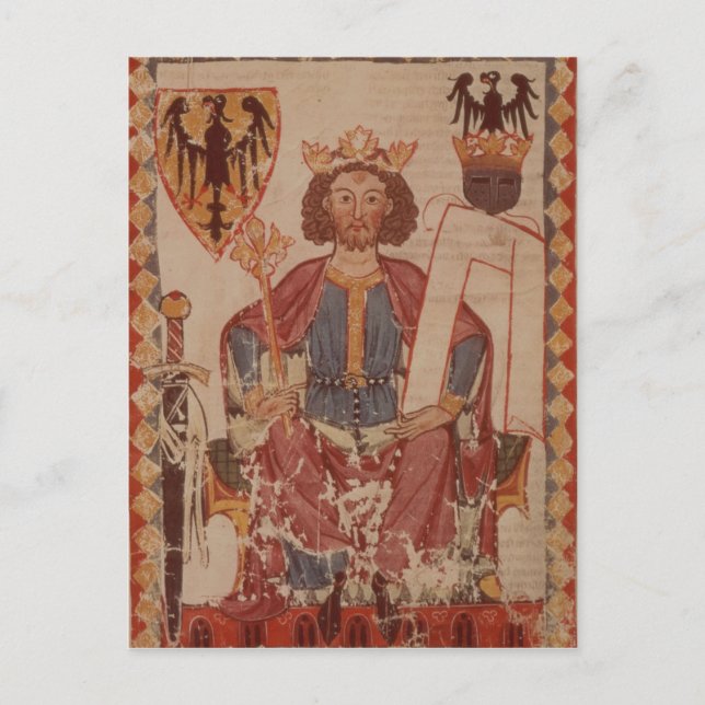 Cartão Postal Rei Henrique, ilustração do Manasse (Frente)