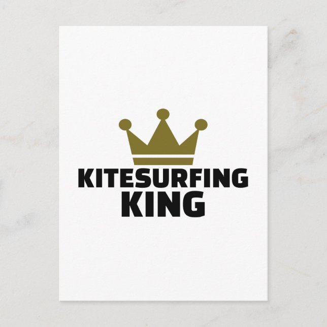 Cartão Postal Rei Kitesurfing (Frente)