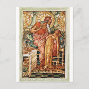 Cartão Postal Rei Midas Ouro Toque