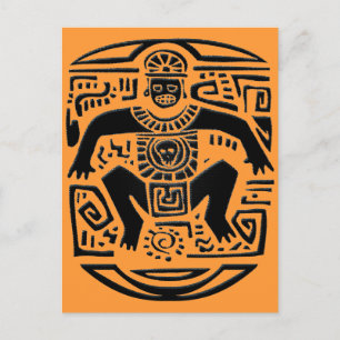 Cartão Postal rei tribal