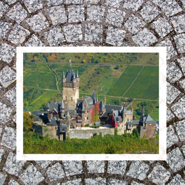 Cartão Postal Reichsburg Cochem Castle, Alemanha (Criador carregado)
