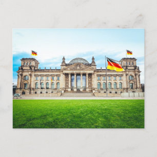 Cartão Postal Reichstag em Berlim, Alemanha, Foto