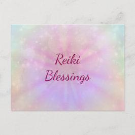 Cartão Postal Reiki Blessings