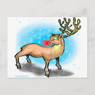 Cartão Postal Reindeer