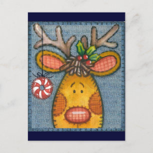 Cartão Postal Reindeer