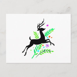 Cartão Postal Reindeer