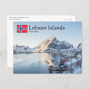 Cartão Postal Reine Lofoten Noruega