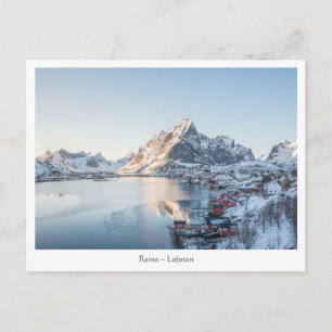 Cartão Postal Reine Lofoten Noruega