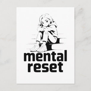 Cartão Postal Reinício Mental – Edição de Reflexão Silenciosa
