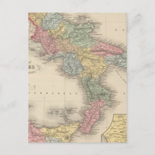 Cartão Postal Reino de Nápoles ou das Duas Sicílias