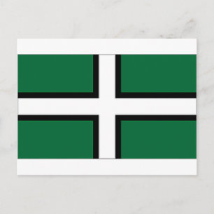 Cartão Postal Reino Unido Devon Flag