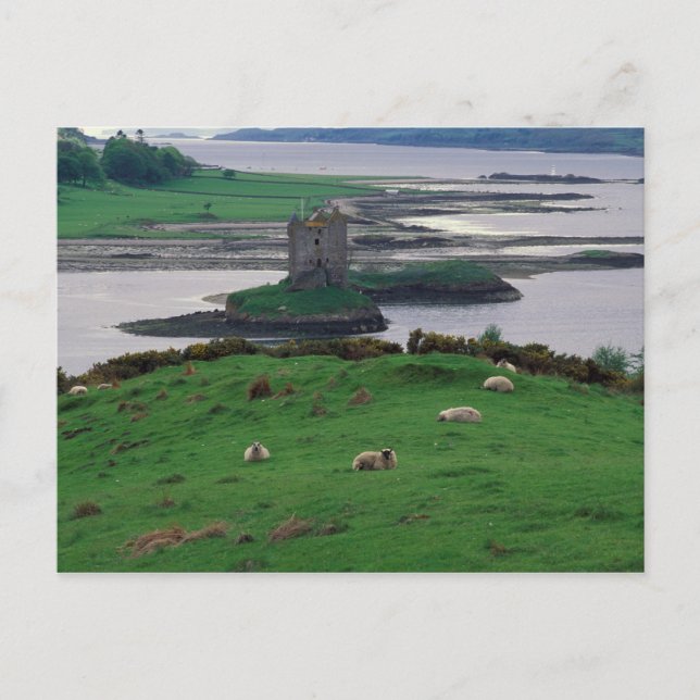 Cartão Postal Reino Unido, Escócia, ilha de Skye, antiga (Frente)