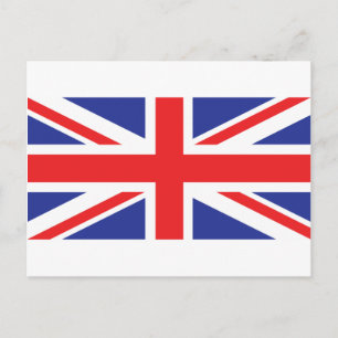 Cartão Postal Reino Unido/União Jack Flag