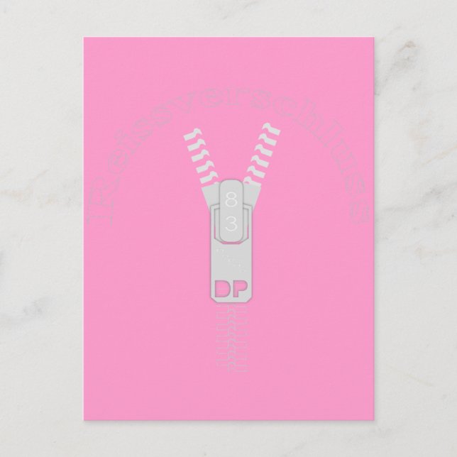 Cartão Postal Reissverschluss (Frente)