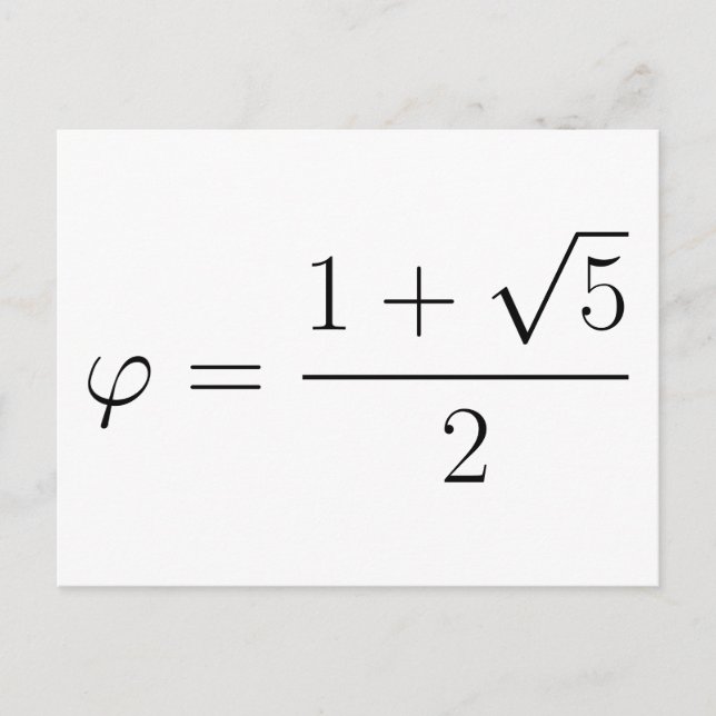 Cartão Postal relação ouro (Frente)