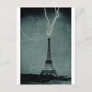 Cartão Postal Relâmpago ataca a Torre Eiffel, 1902