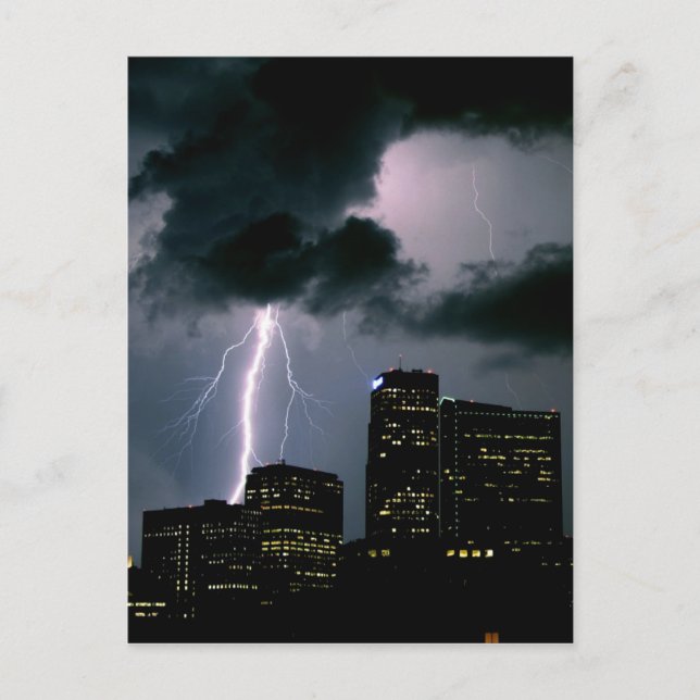 Cartão Postal Relâmpago de Denver (Frente)