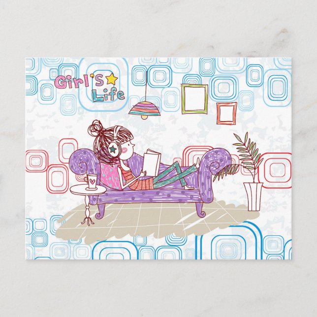 Cartão Postal Relaxamento (Frente)